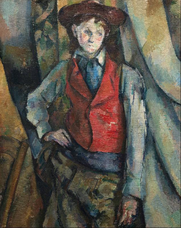 Boy in a Red Waistcoat, Paul Cezanne